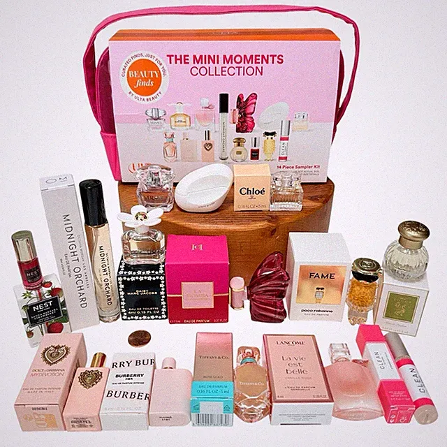 ULTA MINI MOMENTS Perfume Set 14 Piece Women's 2026 Fragrance Mini Bottle Kit